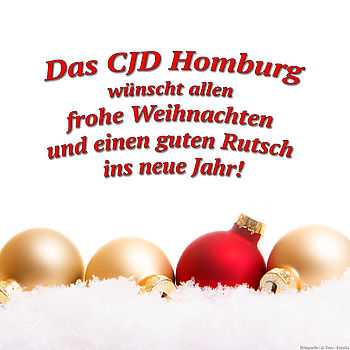 Das CJD Homburg wünscht allen frohe Weihnachten und einen guten Rutsch ins neue Jahr!